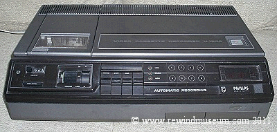 The Philips N1501 VCR.