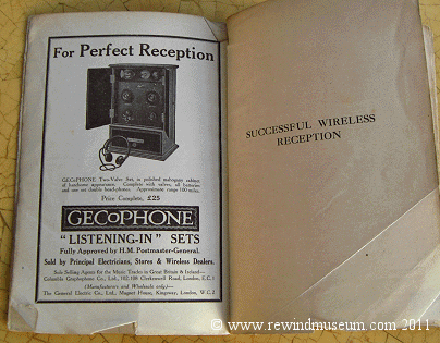 Successful Wireless Reception. 1926
