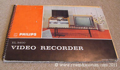 The Philips EL3400 Manual. 1964