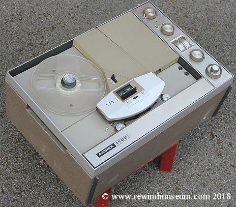 Ampex 1100 reel to reel audio tape recorder.