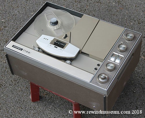 Ampex 1100 reel to reel audio tape recorder.