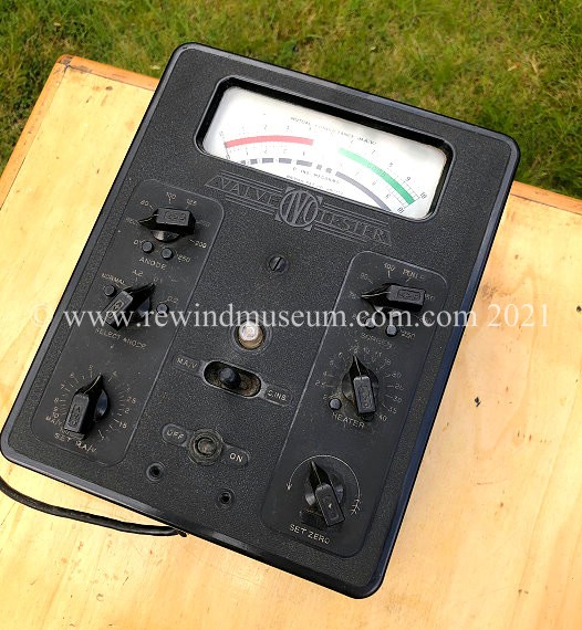 Avo Valve Tester with universal panel.