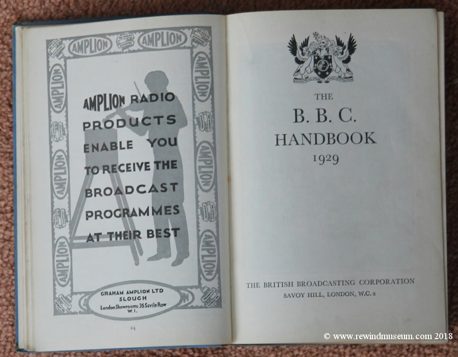 BBC Hand Book 1929.