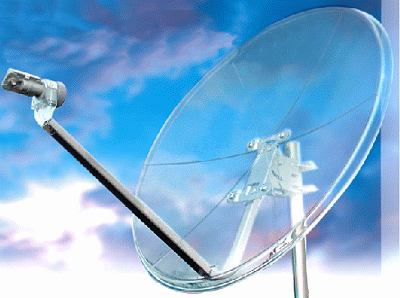 85cm clear transparent dish