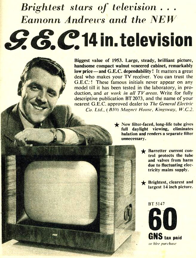 1953 GEC B.T.5147 14-inch TV
