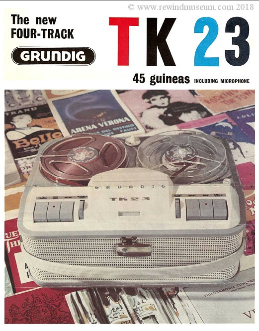 Grundig TK23 Tape Recorder Brochure