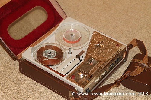 National rq-114 portable reel to reel recorder