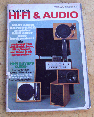 Practical Hi Fi magazine. Feb. 1976.