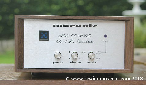 Quadraphonic sound system Demodulator CD-400B.