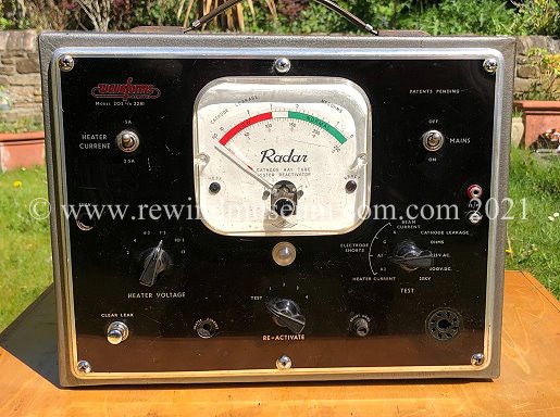 Radar Model 202 CRT Tester Reactivator.