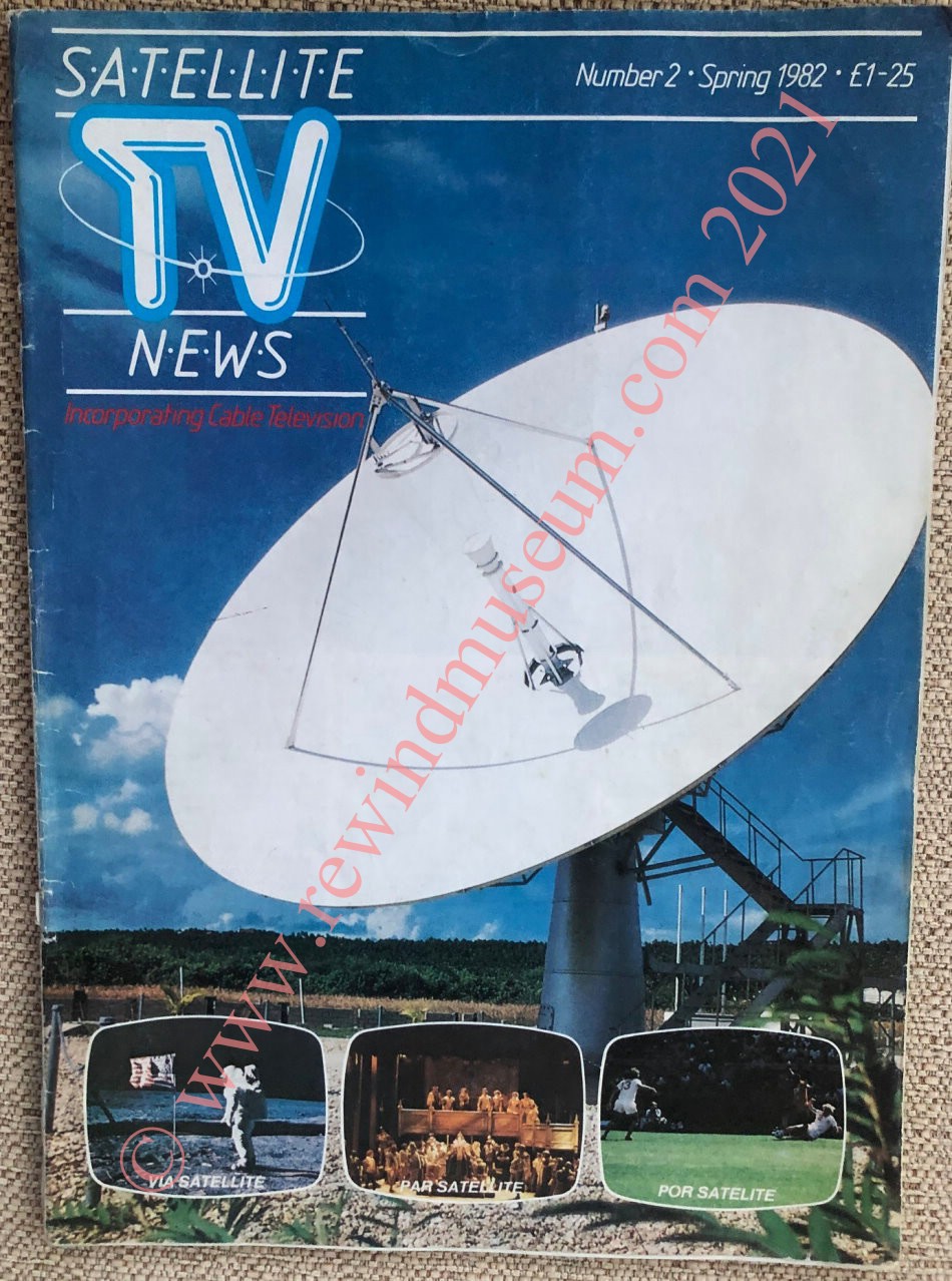 Satellite TV News magazine Spring. 1982.