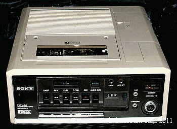 Sony SL0-340 first portable Betamax.