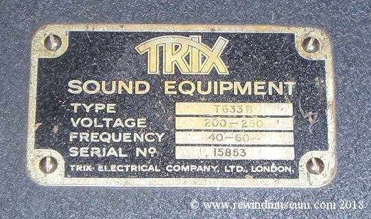 1946 Trix T.633B Amplifier