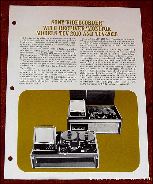 Sony Videocorder Advert