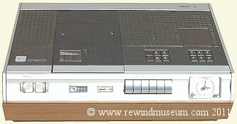 Philips N1500. The first ever domestic colour cassette recorder.