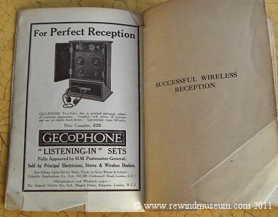 Successful Wireless Reception. 1926