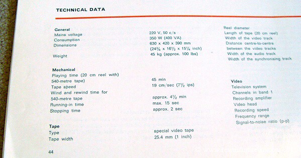 The Philips EL3400 Manual. 1964