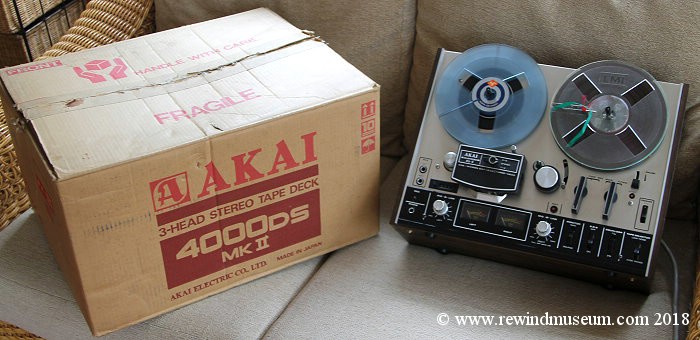 Akai 4000D reel to reel recorder