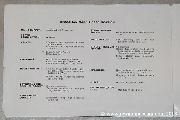 Deca Deccalian Mk 4 Autochanger.