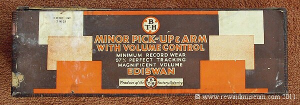 Ediswan Minor Pickup Arm box.