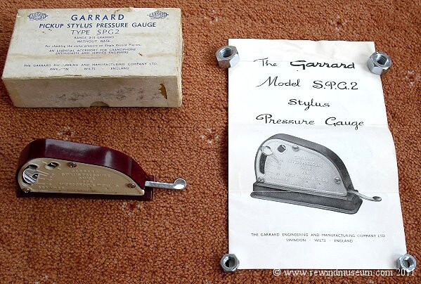 Garrard Stylus Gauge S.P.G.2