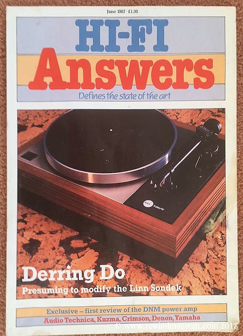 Hi Fi Answers magazine.