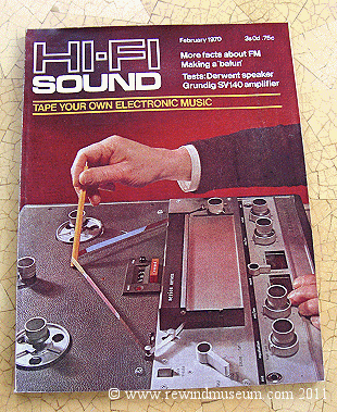 Hi Fi Sound magazine. April 1958
