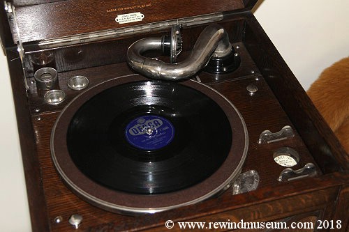 HMV Model 145 Bijou Grand gramophone.