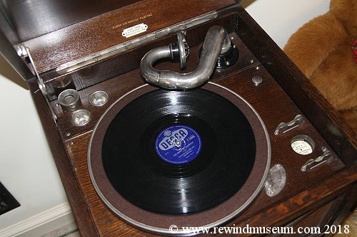 HMV Model 145 Bijou Grand gramophone.