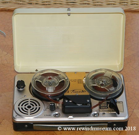 Rewind Museum. Philips EL 3586 portable reel to reel audio