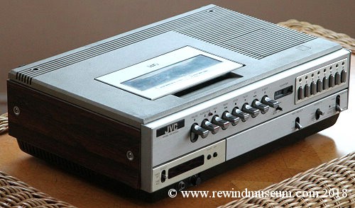 JVC HR-3300 VHS video recorder.