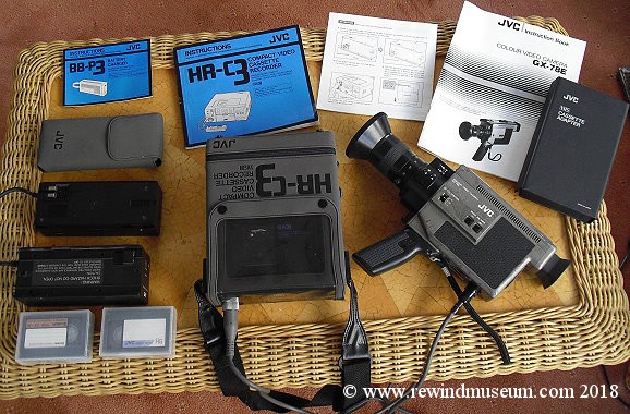 The JVC HR-C3 and camera GX-78E kit