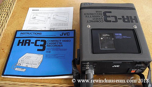 The JVC HR-C3 and camera GX-78E kit