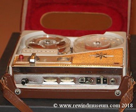 National rq-114 portable reel to reel recorder