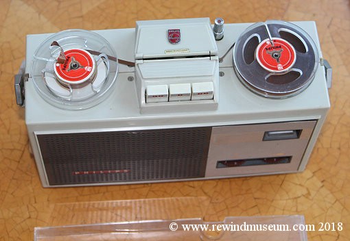 Rewind Museum. Philips EL 3586 portable reel to reel audio