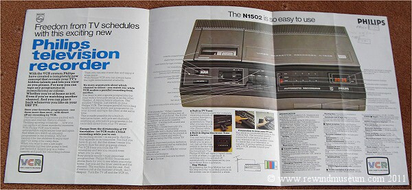 The Philips N1502 brochure.