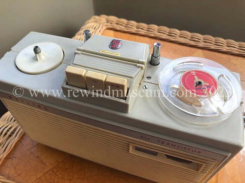 Rewind Museum. Philips EL 3586 portable reel to reel audio