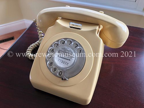 Two ivory GPO earlier Model 746 Phones.