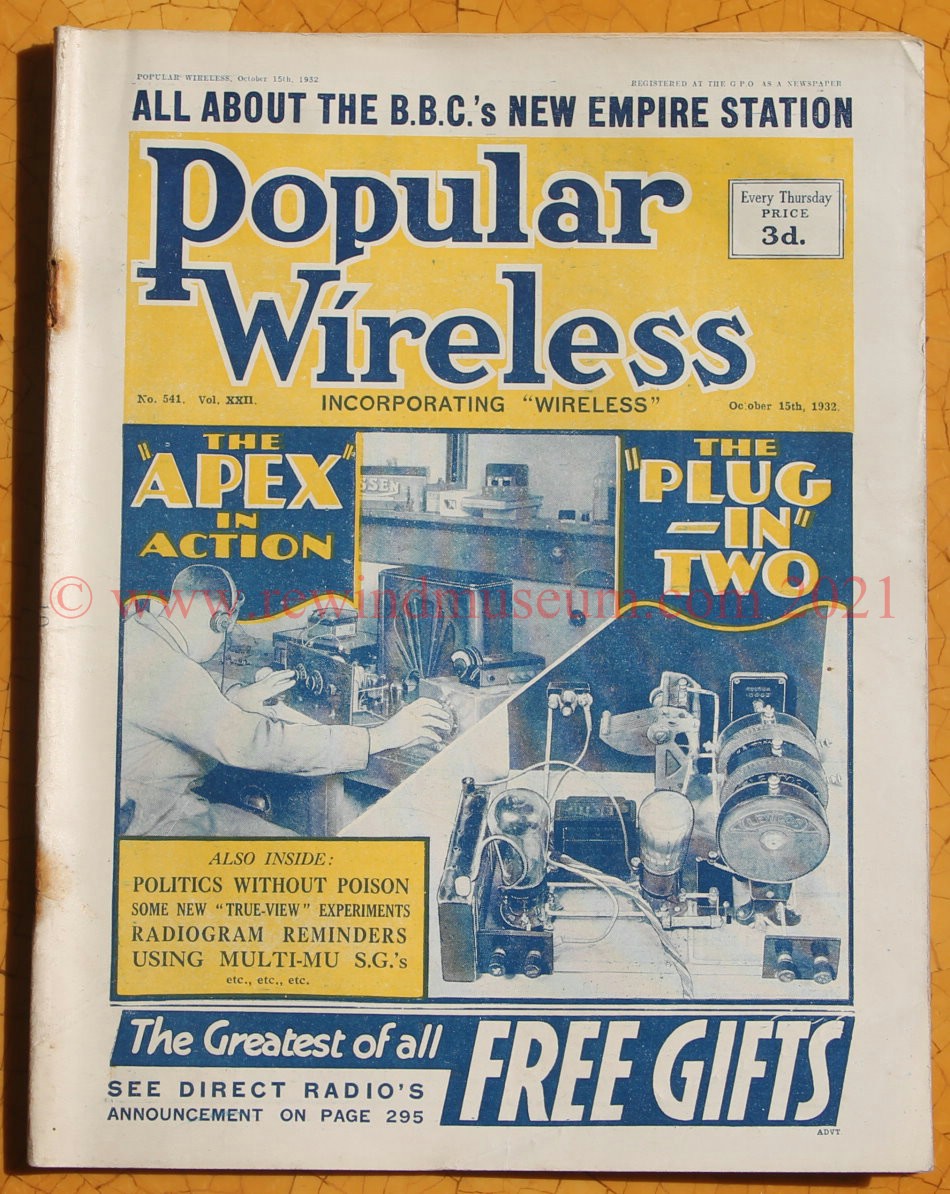 Popular Wireless. Oct. 1932