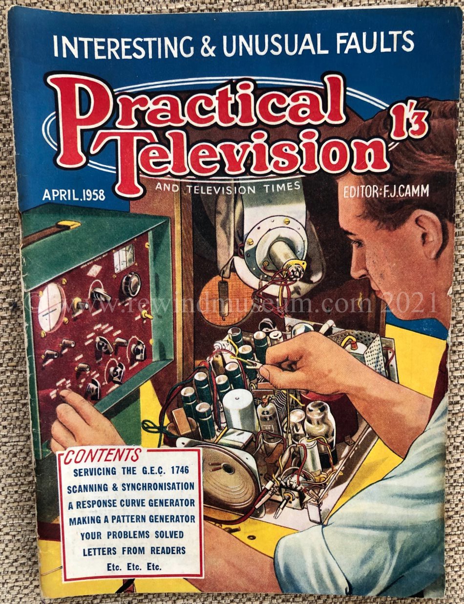 Practical Television magazine. April 1958.
