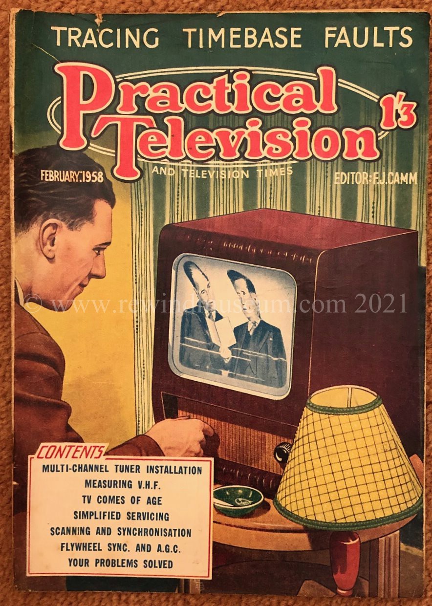 Practical Television magazine. February 1958.