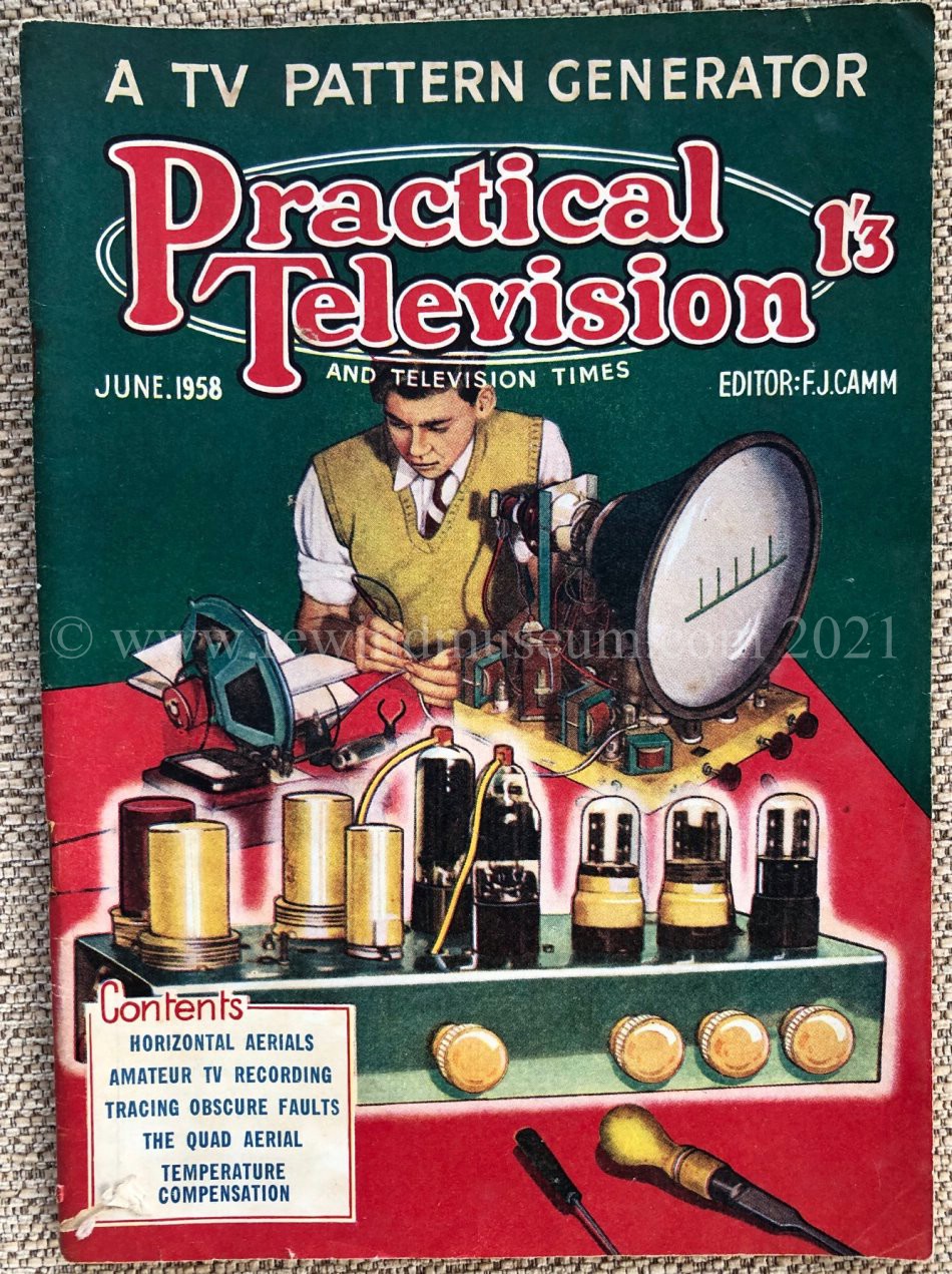 Practical Television magazine. June 1958.
