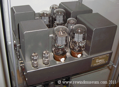 A pair of Quad 11 power amplifiers