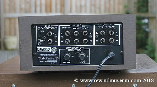 Quadraphonic sound system Demodulator CD-400B
