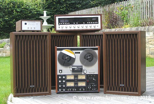 Quadraphonic sound system.