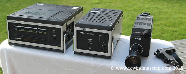 Sony UMATIC V0 3800 with dxc-1600 colour camera