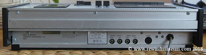 Tandburg TCD310 stereo cassette deck.