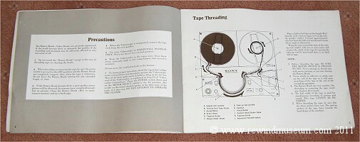 Sony CV-2000 and 2000D Manual