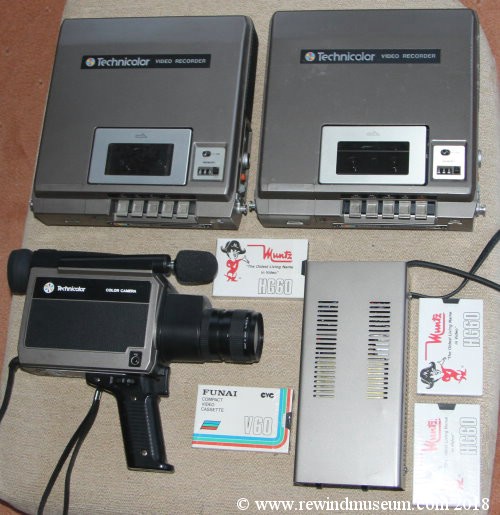 Technicolor 212 VCR & 412D camera.