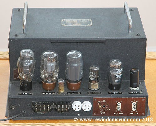 1946 Trix T.633B valve amplifier